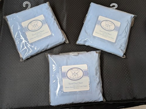 Travel cot sheet light blue - sheet,,