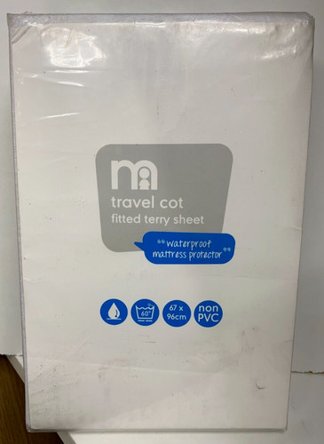 Travel cot fitted - cot, sheets