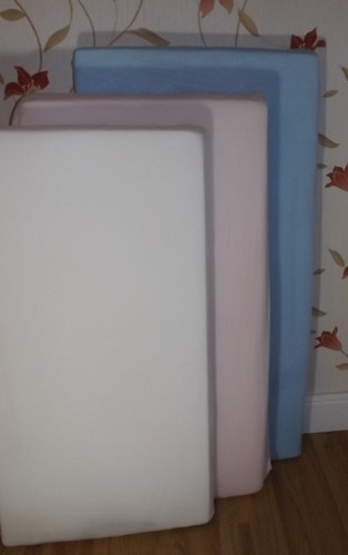 Travel cot fitted sheets - 2, x